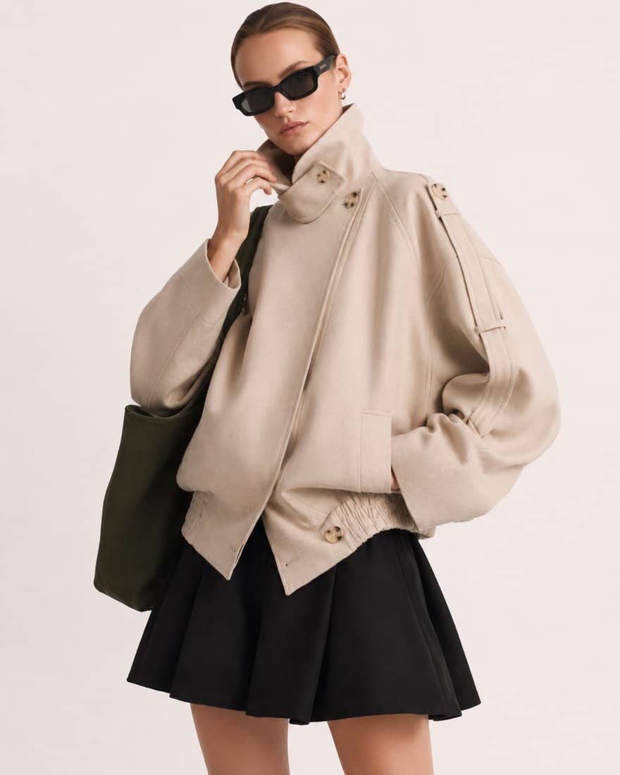 Oversized Wool Bomber — Cover